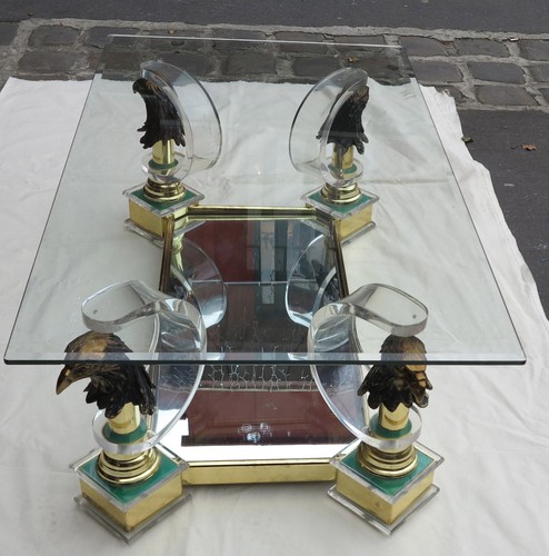 1970 table basse - basse, aigles