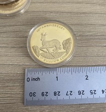 2007 South Africa Coin Medal 40th Anniversary 1st Bullion 40mm Krugerrand 