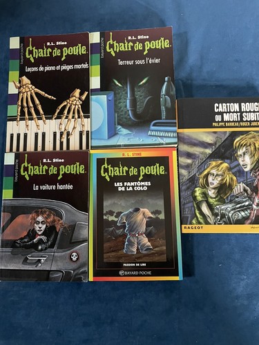 Livres poche chair poule - de,