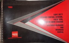 1993 GMC Forward Control Van Motorhome Truck Electrical Shop Maintenance Manual 