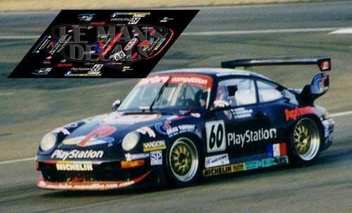 Décal porsche 911 - le, mans