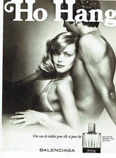 Publicité Advertising 068  1979   eau toilette after-shave  Ho Hang Balenciaga