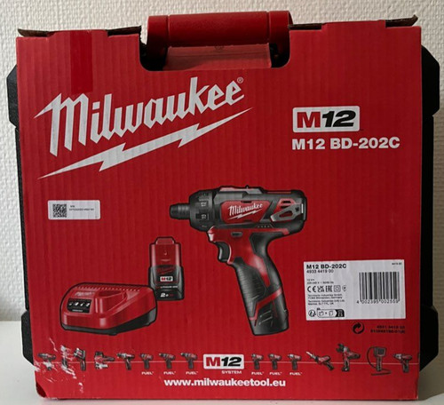 Visseuse milwaukee m12 - milwaukee, bd-202c