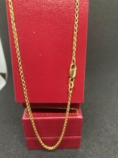 collier chaine 59 cm maille