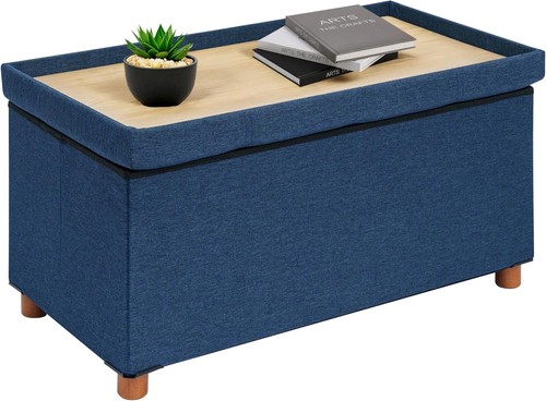 Storage ottoman with tray - storage,