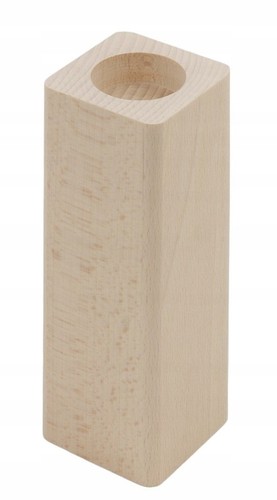 Bougeoir bois 16x6cm - –, bords