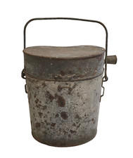 WWI French Field Pot 1914-1918, Vintage Condition