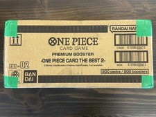 One Piece TCG: The Best Vol. 2 PRB-02 Booster 10-Box Case Sealed