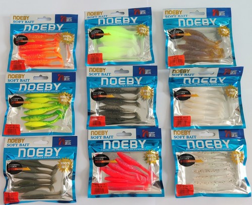 Leurre souple noeby 7cm avec - 7cm,