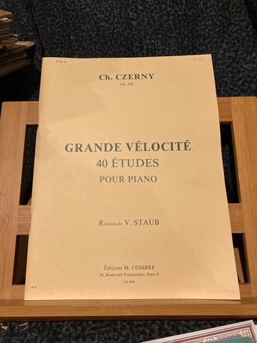 Czerny grande vélocité - czerny,
