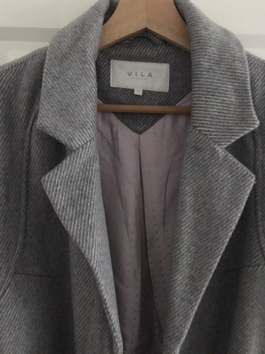 Manteau long gris - manteau,
