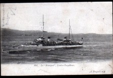 WARBOAT "LE MOUSQUET" COUNTER TORPEDO BOAT before 1904