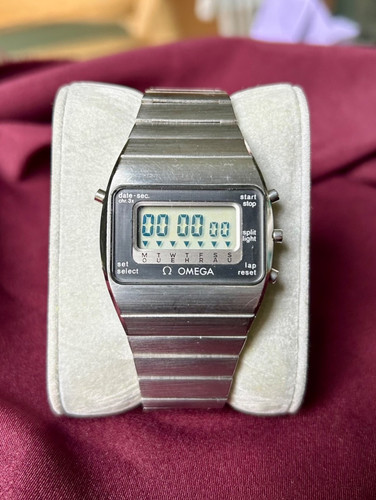 Omega lcd chronograph cal - chronograph,