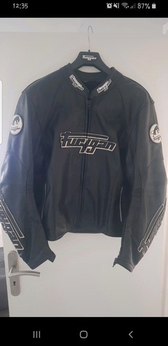 Blouson cuir moto - cuir,