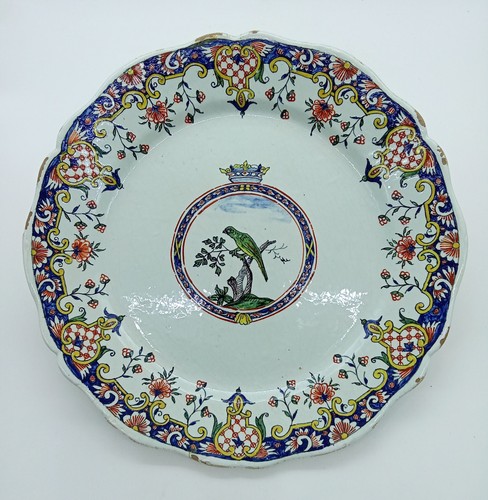 1305 assiette perroquet sous - 1305),