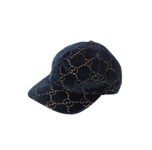 Gucci velvet logo patterned - gucci,