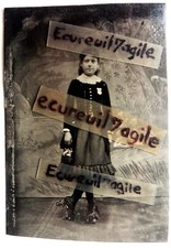 FERROTYPE 1890  jeune fille