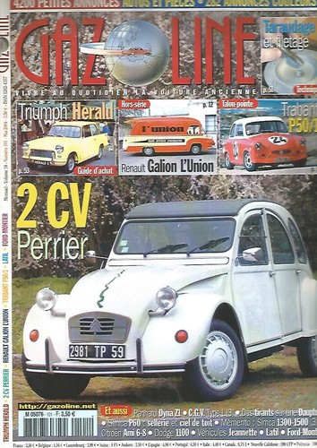 Gazoline 101 perrier - cv,
