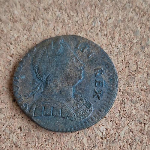 George half penny - half, 1771,evasion