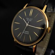 Vintage Watch USSR Poljot 2209 De Luxe ULTRA SLIM Men's Mechanical WristWatch