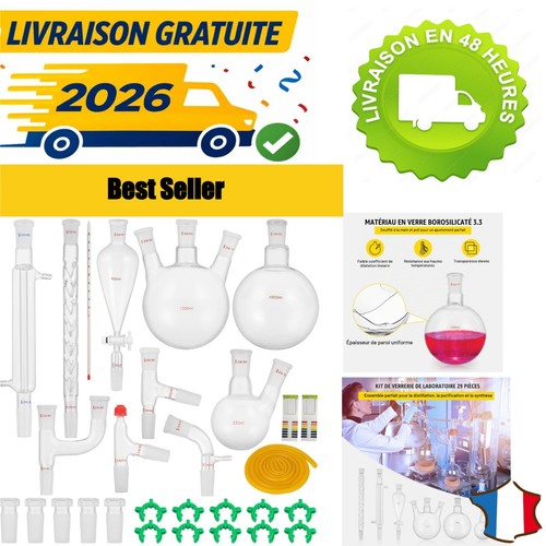 Kit distillation laboratoire