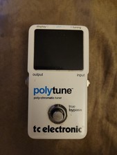 TC Electronic Polytune poly-chromatic tuner pedal guitar bass