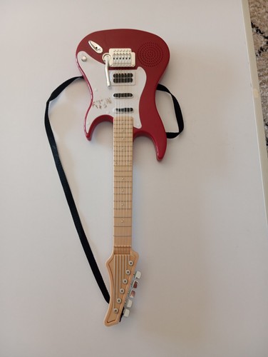 Guitare jouet rouge - jouet,