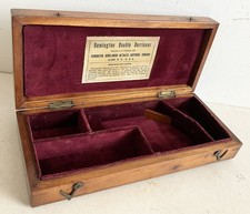 ANTIQUE CASE TAKES A REMINGTON DOUBLE DERRINGER PISTOL GUN.