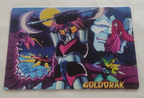 Plaque métal tôle goldorak - tôle,