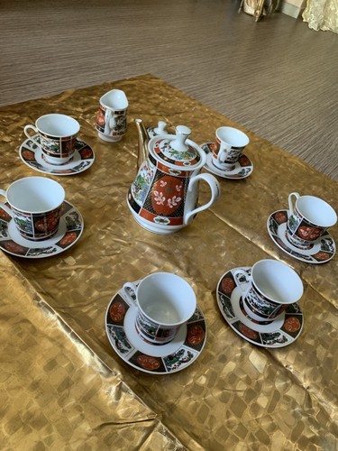 Chinese porcelain coffee set - porcelain,