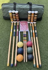 Eddie Bauer Croquet Complete Set with Embroidered Bag (6 person)