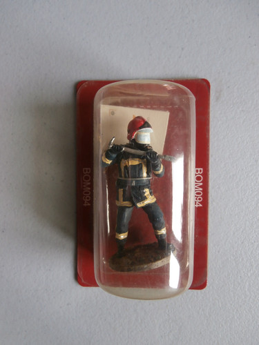 Figurine plomb sapeur - plomb, pompier