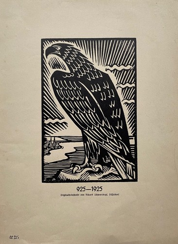 Gravure sur bois aigle - gravure, vor