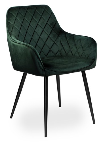 Fauteuil velours vert - velours,