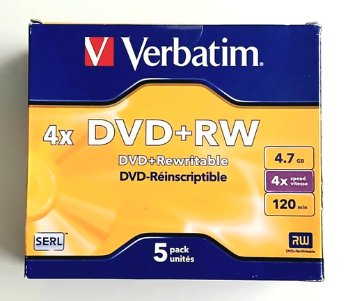 Verbatim dvd 7gb 4x - verbatim, 4.7gb