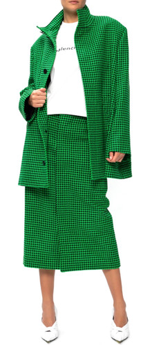Balenciaga manteau motif - balenciaga,
