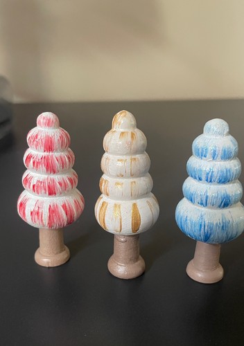 Figurines sapins noël en - de,