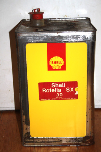 Ancien bidon shell - bidon, 20