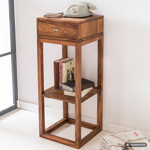 Finebuy table appoint bois - table,