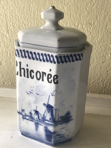 Ancien grand pot chicorée - grand,