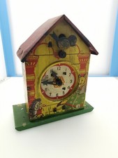 Very Rare Antique Sheet Metal Cuckoo Clock For Spare Part!!