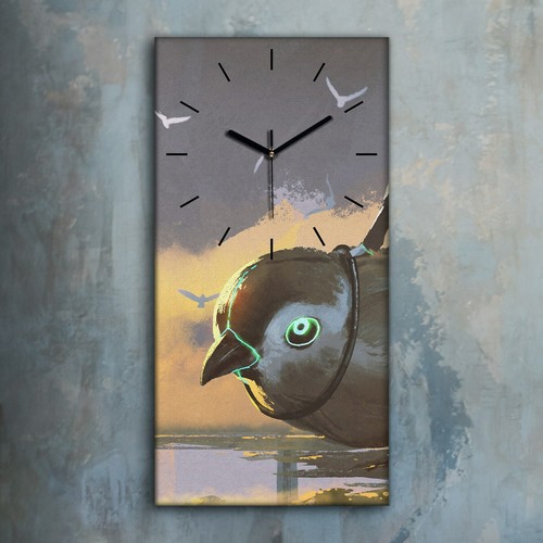 Horloge murale sur - , 30x60