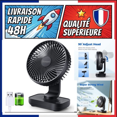 Ventilateur bureau ocoopa - bureau,