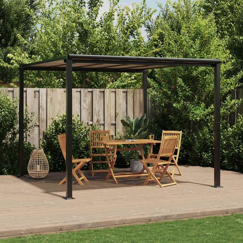 Tonnelle jardin anthracite - tonnelle,