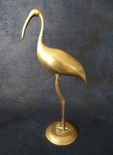 Ancienne statuette heron - statuette,