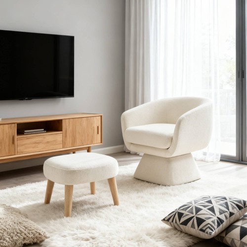 Lazy chair with ottoman - lazy,