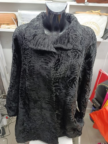Pelage astrakan femme noir - pelage,