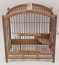 Cage à oiseau ancienne en fil