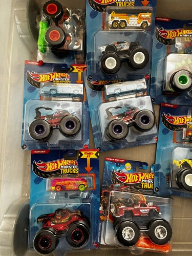 Lot hot wheels monster - wheels,