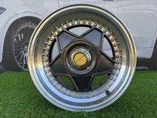 4x 15 " 4x100/4x108 Ferrari Billet Style Grey Wheels Fits For : E30, Honda, Ford